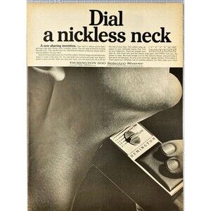 Remington 300 Selectro Shaver "Only Shaver with adjustable Positions" Ad 1966